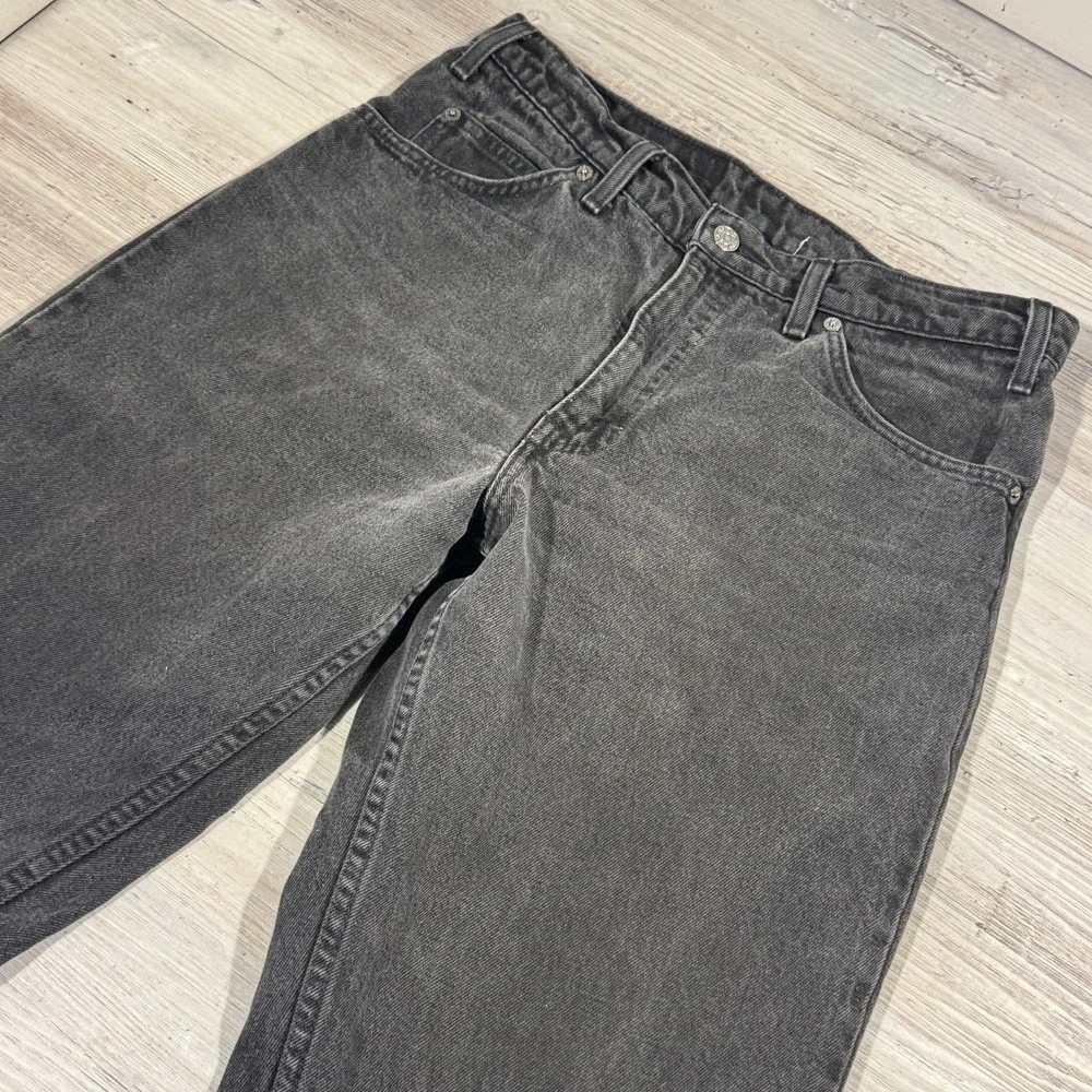 VTG Levi's 550 Jeans Men 32x32 Orange‎ Tab Black Relaxed Fit 90s *READ*